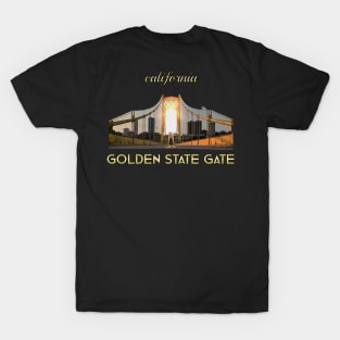 shiny california golden state gate T-Shirt